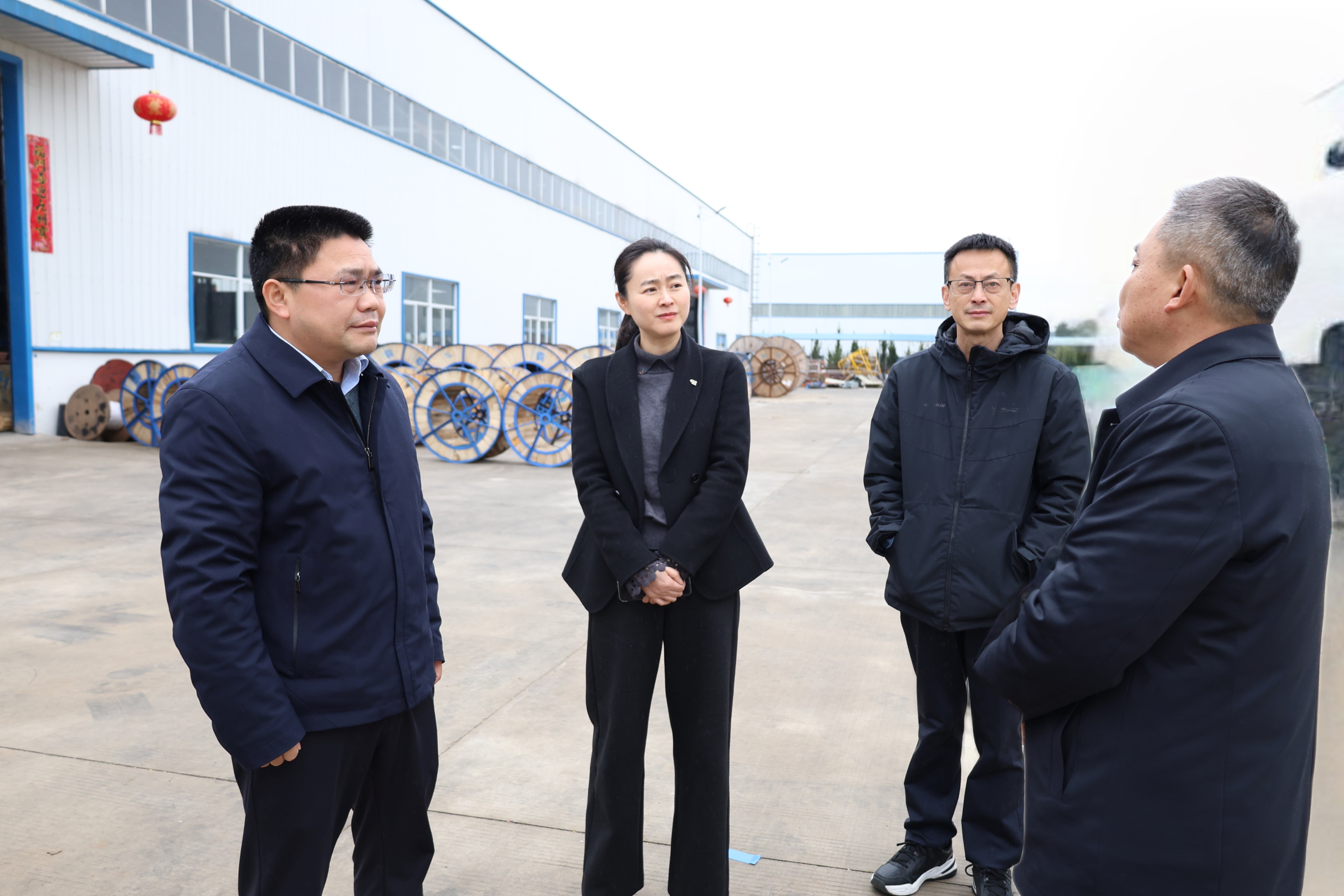 廖志远督导项目入库纳统、复工复产及安全生产工作