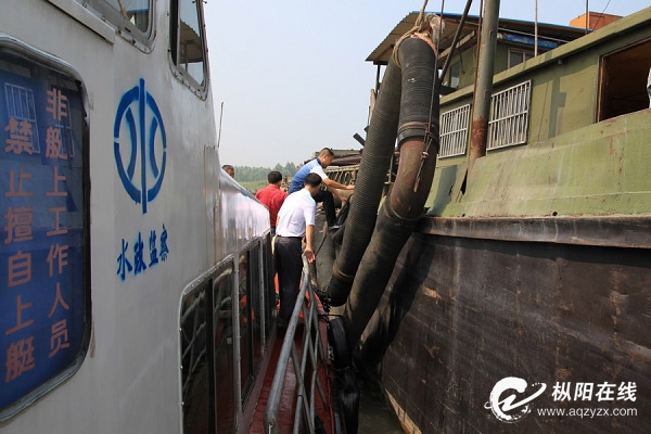 枞阳:坚持打防并举 遏制非法采砂