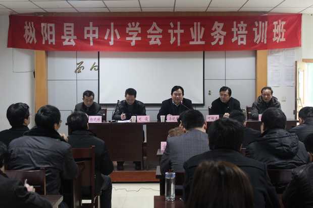 枞阳举办中小学会计业务培训班