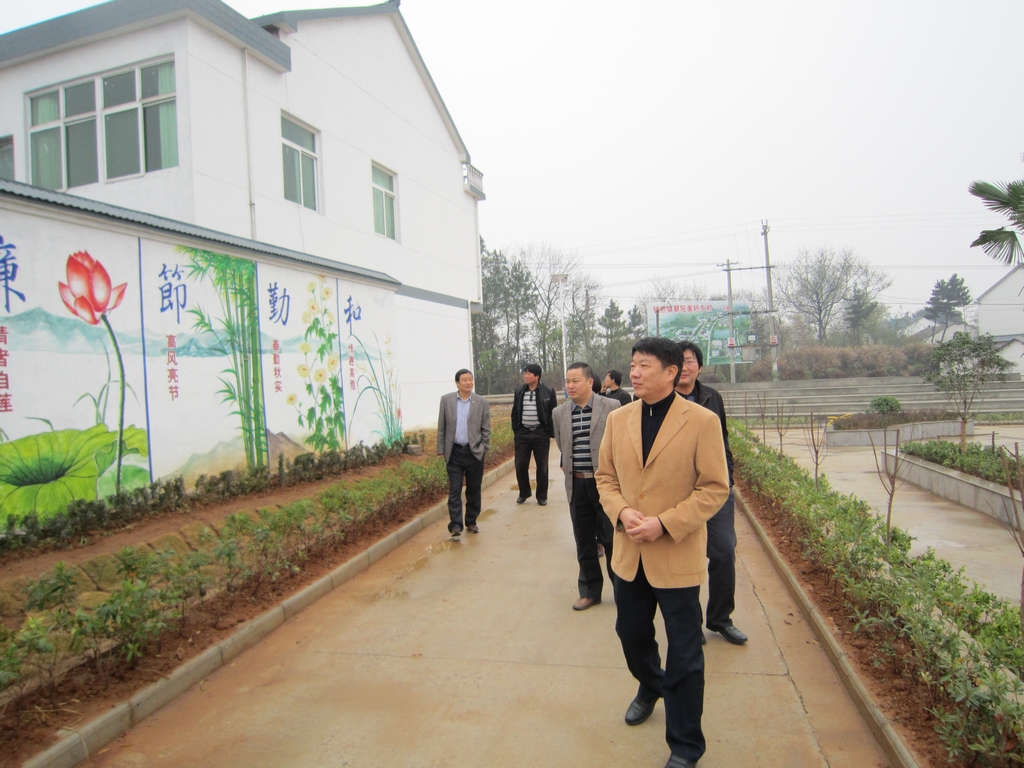 市纪委来枞阳检查廉政文化建设示范点创建工作