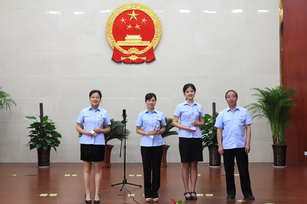 枞阳法院干警李晔在全市法院演讲比赛荣获三等奖