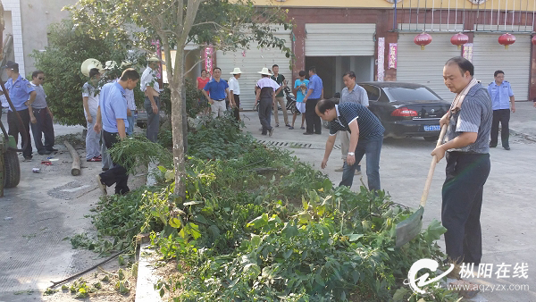 枞桐路环境整治再擂战鼓