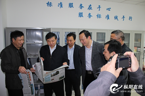 省检查组来枞阳检查指导政务服务工作