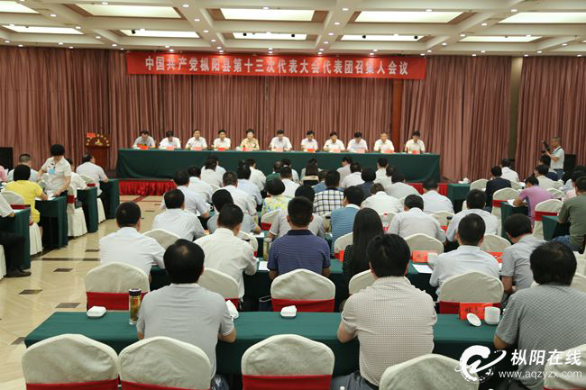 县第十三次党代会各代表团召集人会议召开