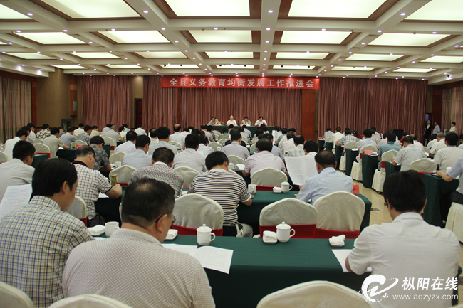 全县义务教育均衡发展工作推进会召开