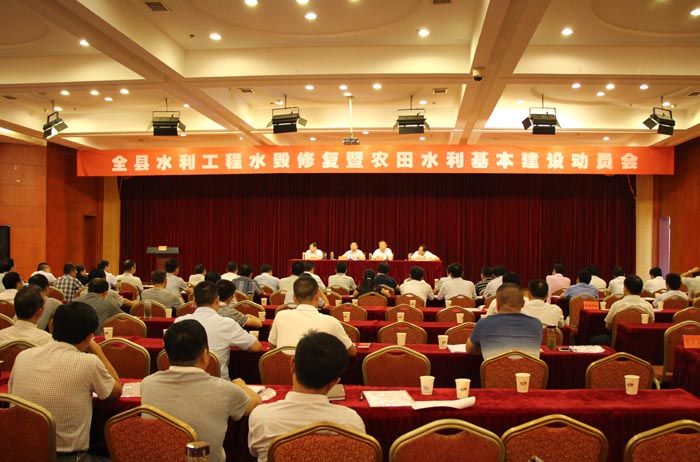 枞阳部署水毁修复工程暨农田水利基本建设工作