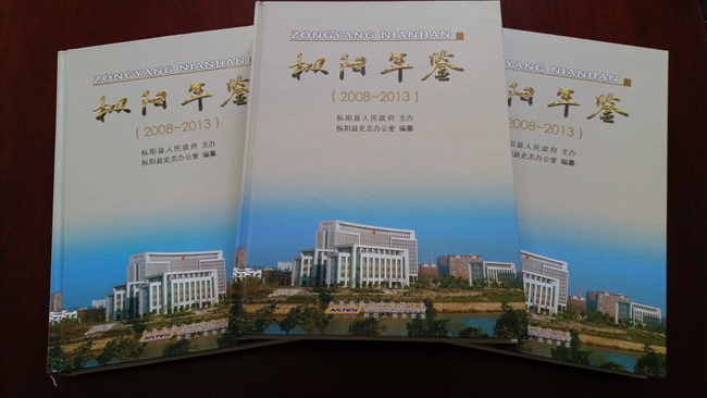 《枞阳年鉴》（2008～2013）出书刊行