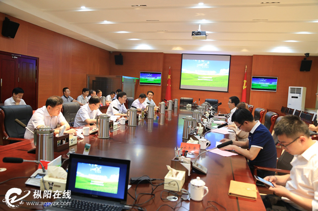 北京东方园林环境股份有限公司来枞阳考察