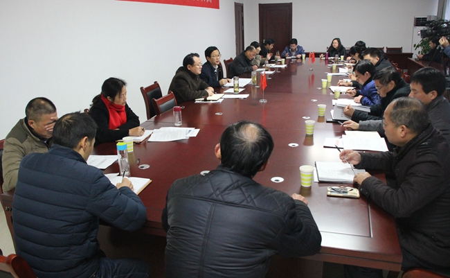 我县召开“传育立行”教育工程领导小组会议