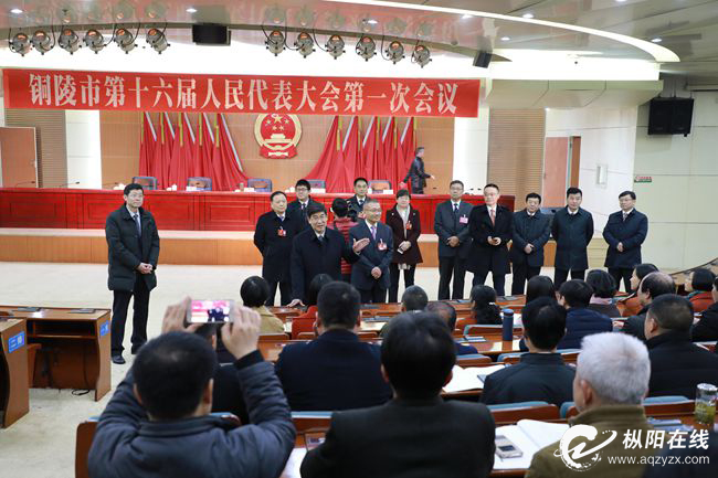李猛胡启生等市领导看望<br>出席市十六届人大一次会议枞阳团代表