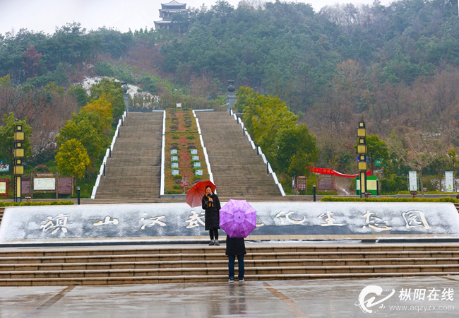 我县迎来新春第一场雪