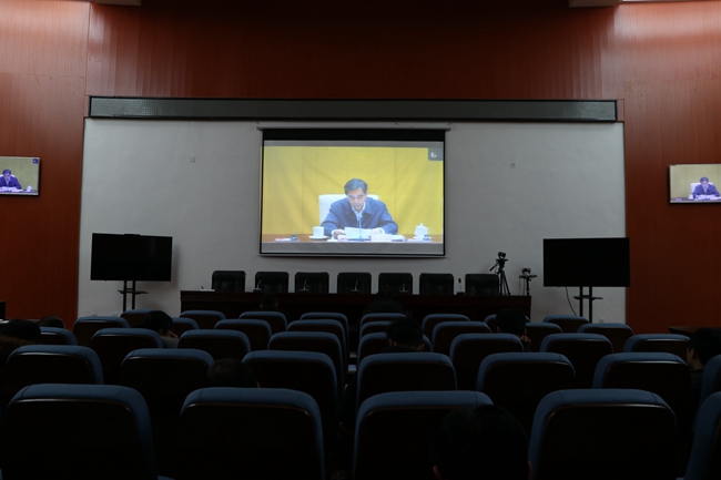 我县组织收看国务院农民工工作领导小组会议暨保障农民工工资支付工作电视电话会议
