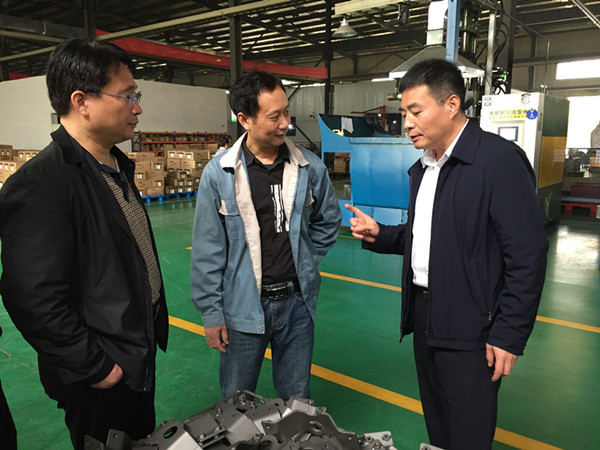 省“四送一服”工作组来枞阳走访调研企业