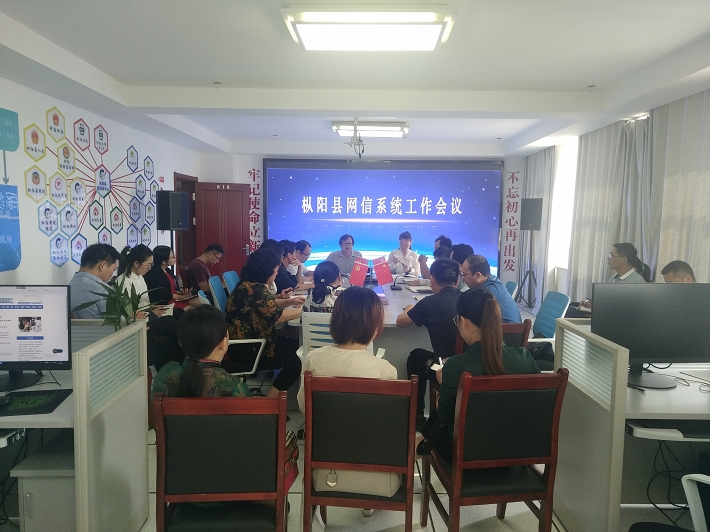 枞阳县网信系统工作会议召开