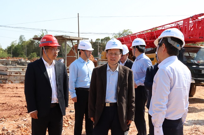 省交通运输厅来枞调研德上高速（枞阳段）建设工作