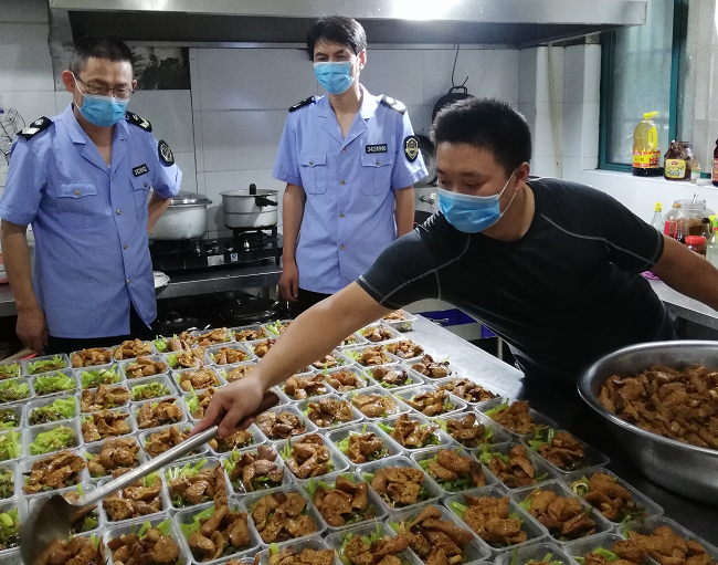 枞阳县驻点监管部署点食物清静