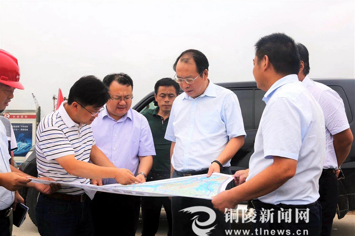 周喜安来枞督导检查防汛救灾工作
