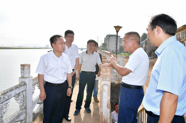 李国英来铜督导调研灾后重建工作
