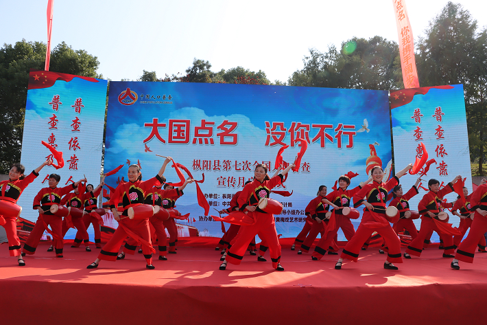 枞阳县第七次全国人口普查宣传月启动