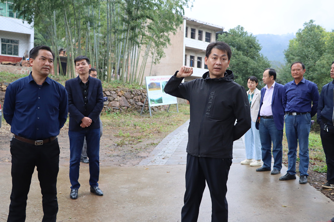 全县特色自然村现场推进会召开