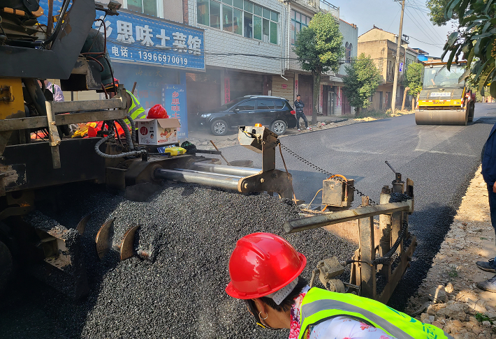 牛义路牛集至枞桐线段路面大修工程完工