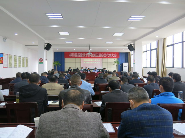 枞阳县品质技术协会第五届会员代表大会乐成召开