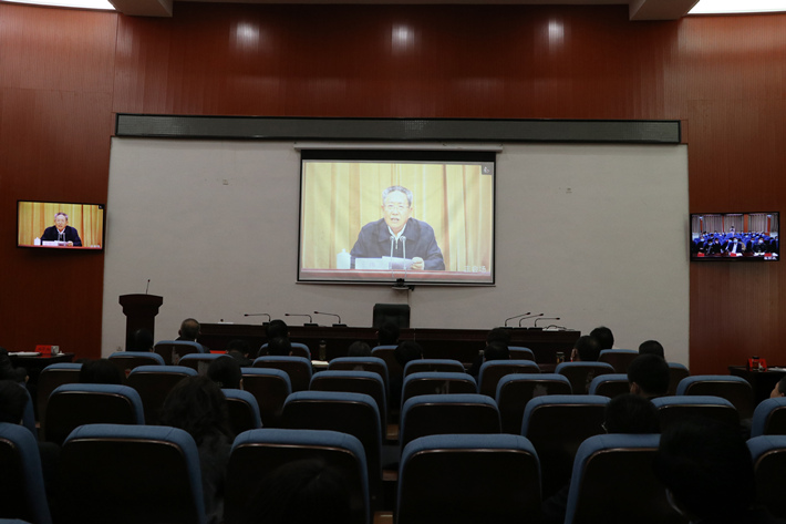 中央第五巡视组巡视安徽省反馈意见整改暨新一轮深化“三个以案”警示教育动员部署电视电话会议召开