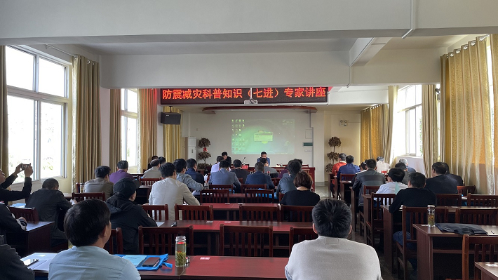 枞阳县积极开展防震减灾知识“七进”活动